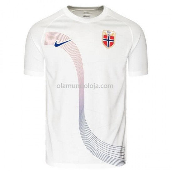 Camisola Noruega Equipamento Segundo 2022 Manga Corta